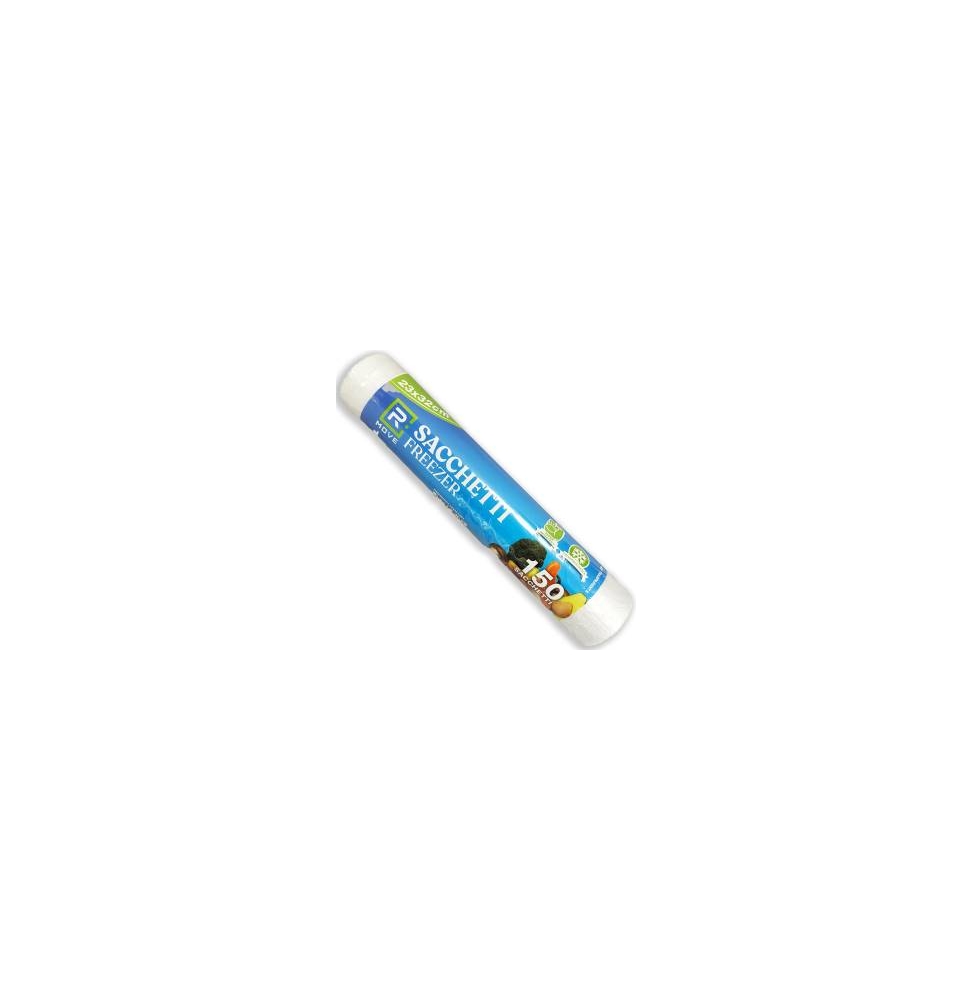 Rmove 1rotolo Da 150 Sacchi Freezer 23x32cm Trasparenti