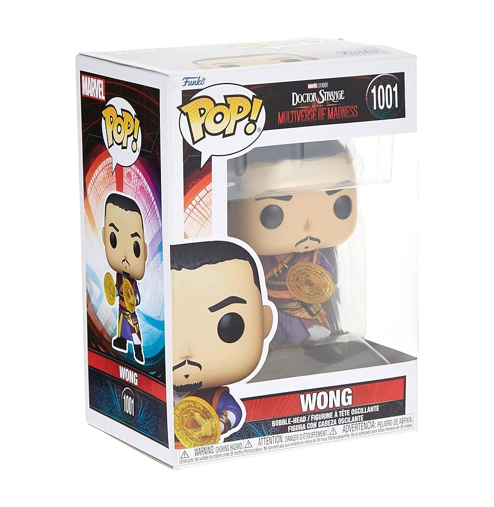 Funko pop! marvel: - wong - doctor strange - figura in vinile da