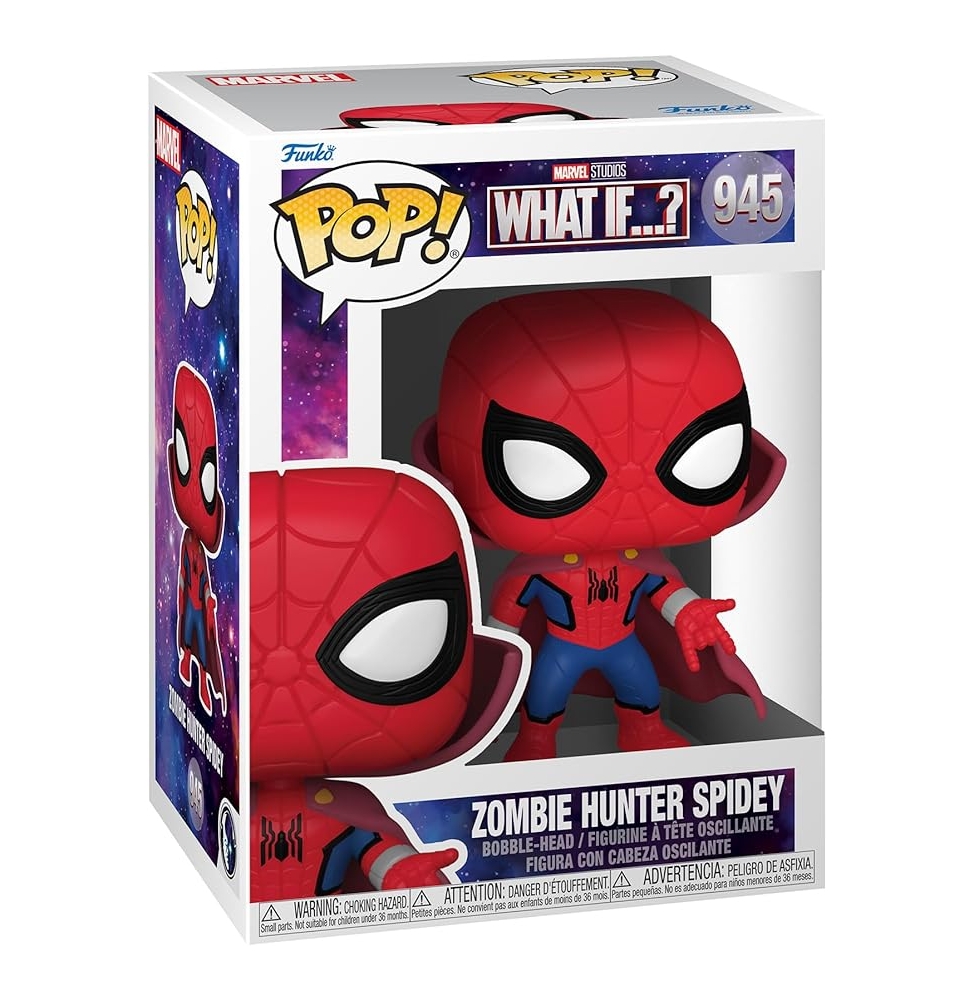 FUNKO POP! MARVEL - SPIDER-MAN - WHAT IF - ZOMBIE HUNTER SPIDEY WITH DOCTOR STRANGE CAPE