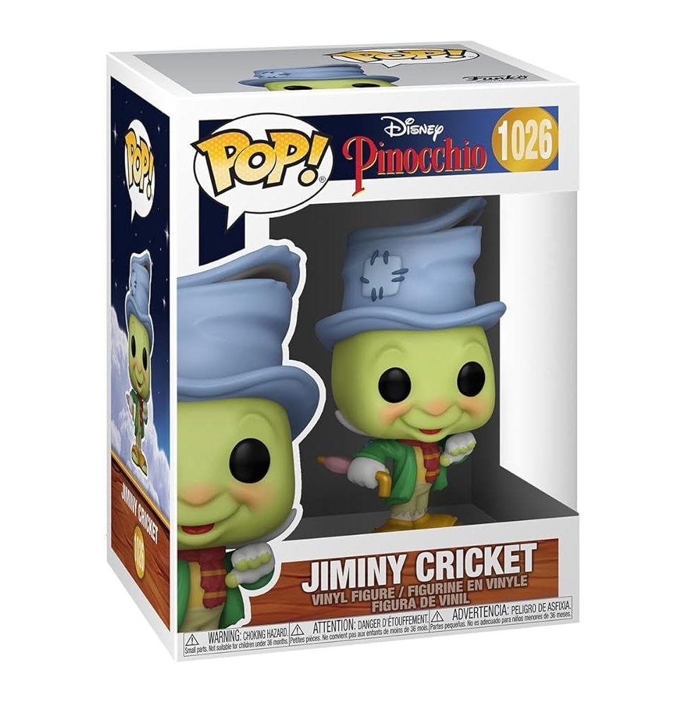 FUNKO POP! DISNEY: ENAMEL PINOCCHIO - STREET JIMINY CRICKET