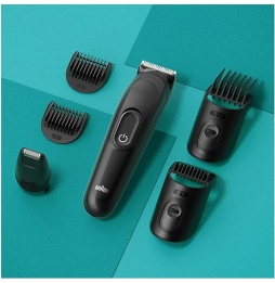 Braun Regolabarba E Capelliseries 3 Mgk3410 Nero